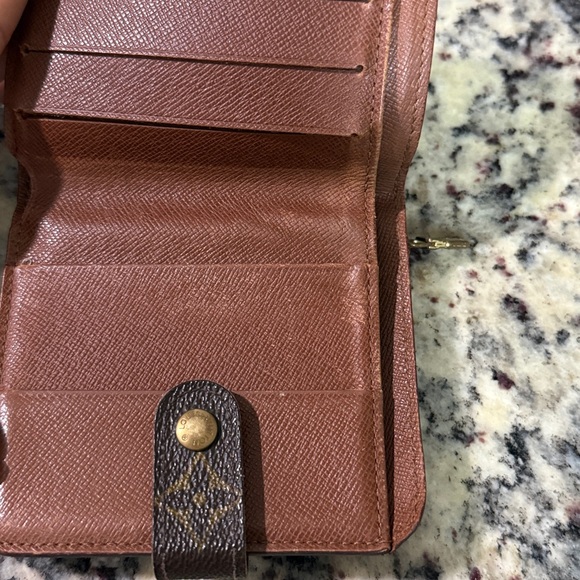 Louis Vuitton Brown and Gold Monogram Wallet - Picture 3 of 5